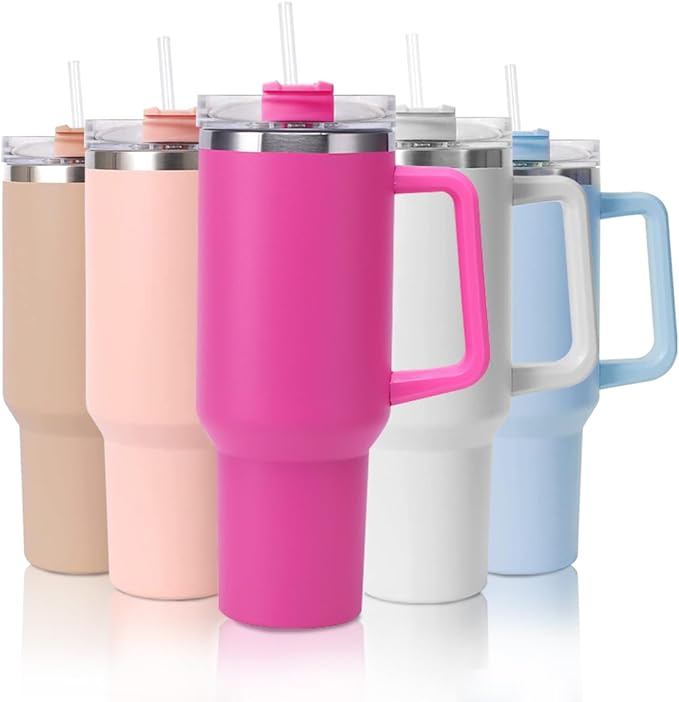 mebiusyhc 40oz Stainless Steel Vacuum Insulated Cup Double Wall Travel Flask