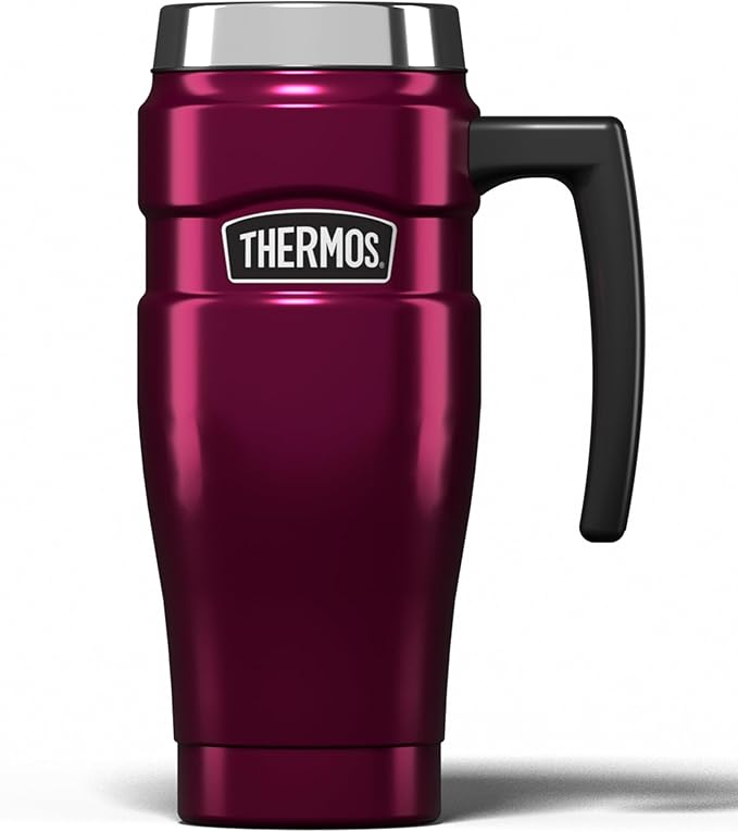 Thermos Stainless King Raspberry Travel Mug