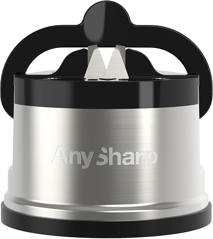 AnySharp Pro Metal World's Best Knife Sharpener with Suction