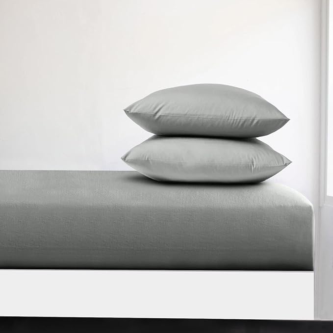 Imperial Rooms Double Fitted Sheet Grey 
