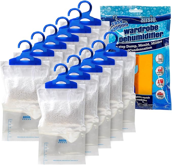 ANSIO Wardrobe Dehumidifier Hanging Bags