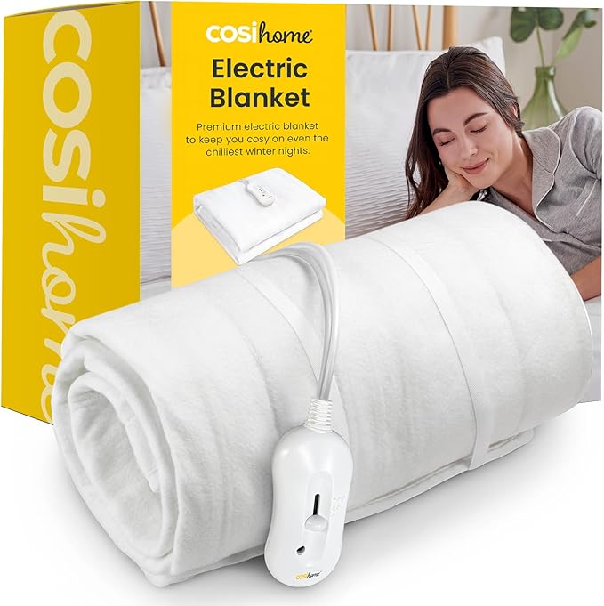 Cosi Home Single Electric Blanket - Premium Microfleece