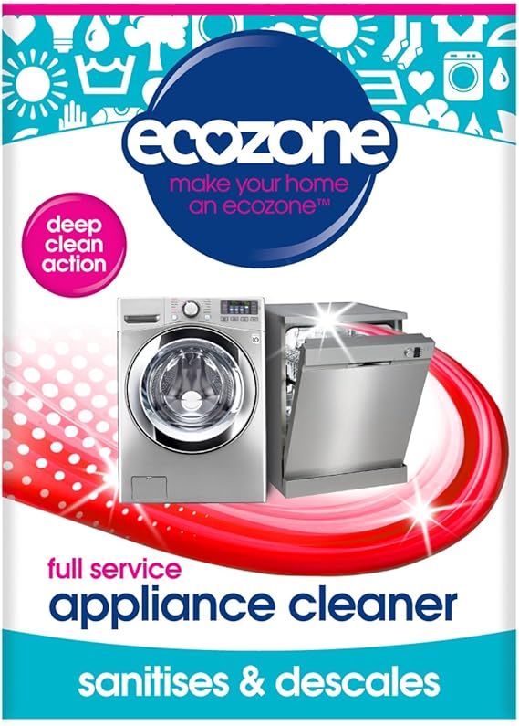Ecozone Full Service Appliance Cleaner, Washing Machine & Dishwasher Maintenance