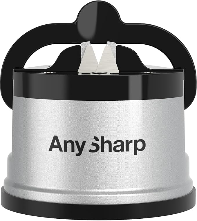 AnySharp Knife Sharpener, Hands-Free Safety