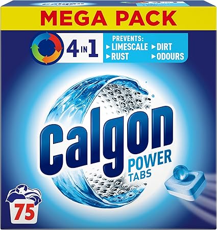 Calgon 4-in-1 Washing Machine Cleaner and Water Softener Tablets