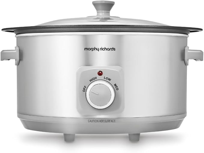 Morphy Richards 461014 Sear & Stew 6.5 Litre Aluminium Slow Cooker