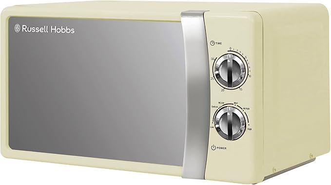 Russell Hobbs RHMM701C 17 Litre 700 W Cream Solo Manual Microwave
