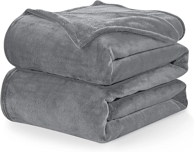 WAVVE Fleece Blanket Sofa Throw Grey