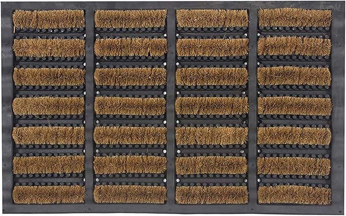 LSC Tuff Scrape Door Mat Heavy Duty Outdoor Doormats Removes Grass