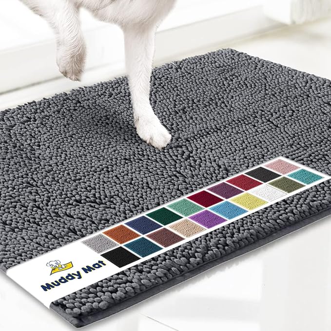 Muddy Mat AS-SEEN-ON-TV Highly Absorbent Microfiber Door Mat and Pet Rug