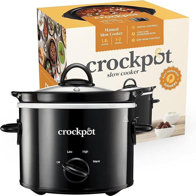 Crock-Pot Slow Cooker | Removable Easy-Clean Ceramic Bowl